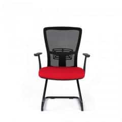 Jednací židle THEMIS MEETING - TD-14, červená č.8