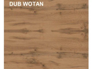 Skříň Holten SZF2D1S - dub wotan/bílý lesk č.3