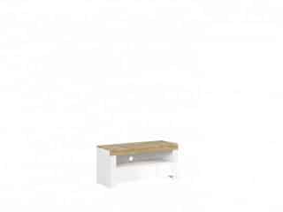 Televizní stolek Holten RTV1S - dub wotan/bílý lesk č.2