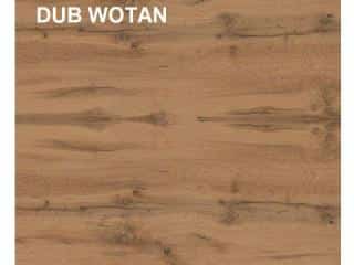 Vitrína Holten REG2D1W - dub wotan/bílý lesk č.4