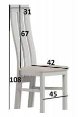 Čalouněná židle II dub sanremo/Victoria 36