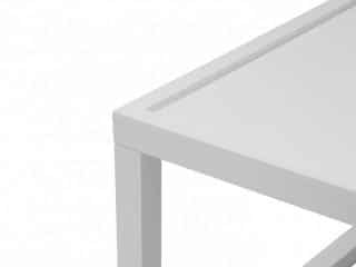 Konferenční stolek Modai LAWA 63 x 63 cm - bílá č.4