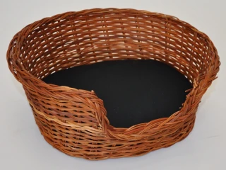 Pelech proutěný 38x31cm s polstrem č.2