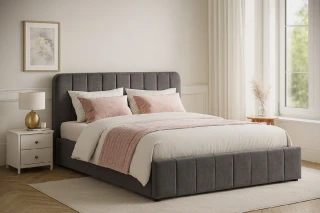 Postel AVENA 160 tm. šedá