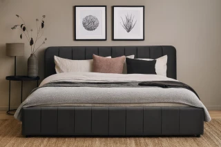 Postel AVENA 180 tm. šedá