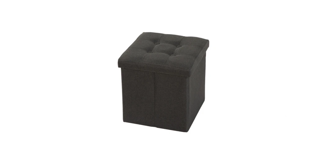 Skládací taburet NUBI - šedá