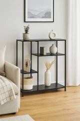 Regálová knihovna ARCANA černá