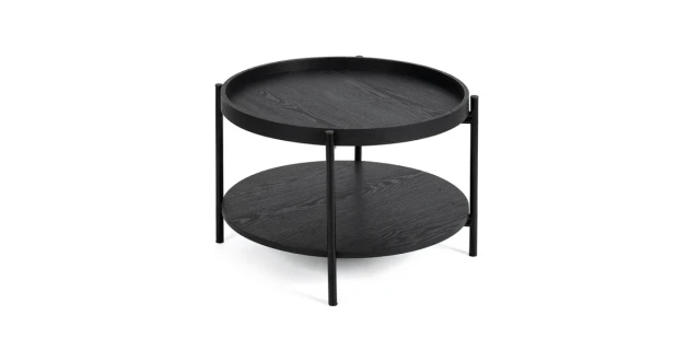 Stolek BIVIO černá