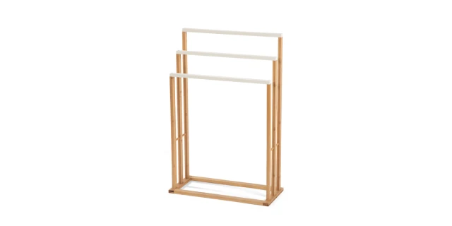 Věšák na ručníky TRENO bílá