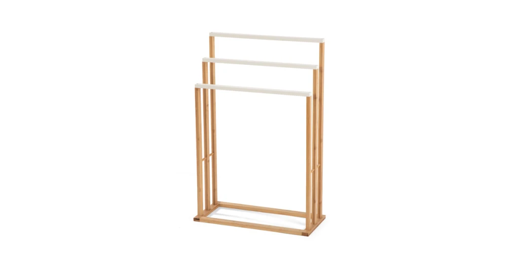 Věšák na ručníky TRENO bílá