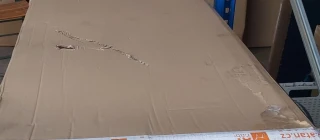 Čtyřdveřový kredenc DOMIS, dub sonoma/bílá - II.jakost č.3