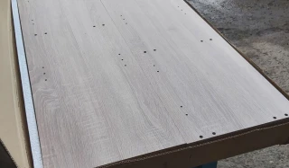 Čtyřdveřový kredenc DOMIS, dub sonoma/bílá - II.jakost č.6