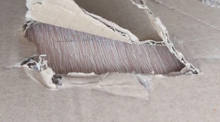 Čtyřdveřový kredenc DOMIS, dub sonoma/bílá - II.jakost č.16