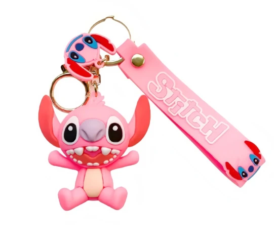 Dětská klíčenka Lilo a Stitch Angel růžová PKBA2349