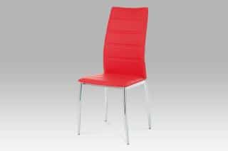 Jídelní židle AC-1295 RED - červená