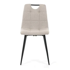Jídelní židle, béžová, látka, DCL-V2017 CRM2