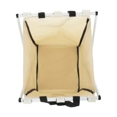 Látkový koš na prádlo LAUNDRY TYP 1, šedobéžová - rozbaleno č.4