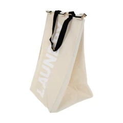 Látkový koš na prádlo LAUNDRY TYP 1, šedobéžová - rozbaleno č.5