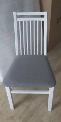 Jídelní židle Hubert 9, bílá - II. jakost POSLEDNÍ KUS č.3