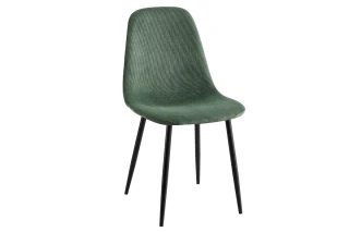 Jídelní židle MARIE zelená manšestr