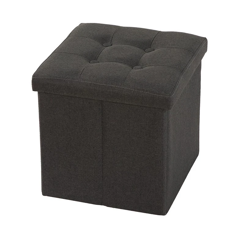 Skládací taburet NUBI - šedá