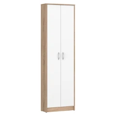 Skříň VIRA-MECKI NEW - dub sonoma/bílá