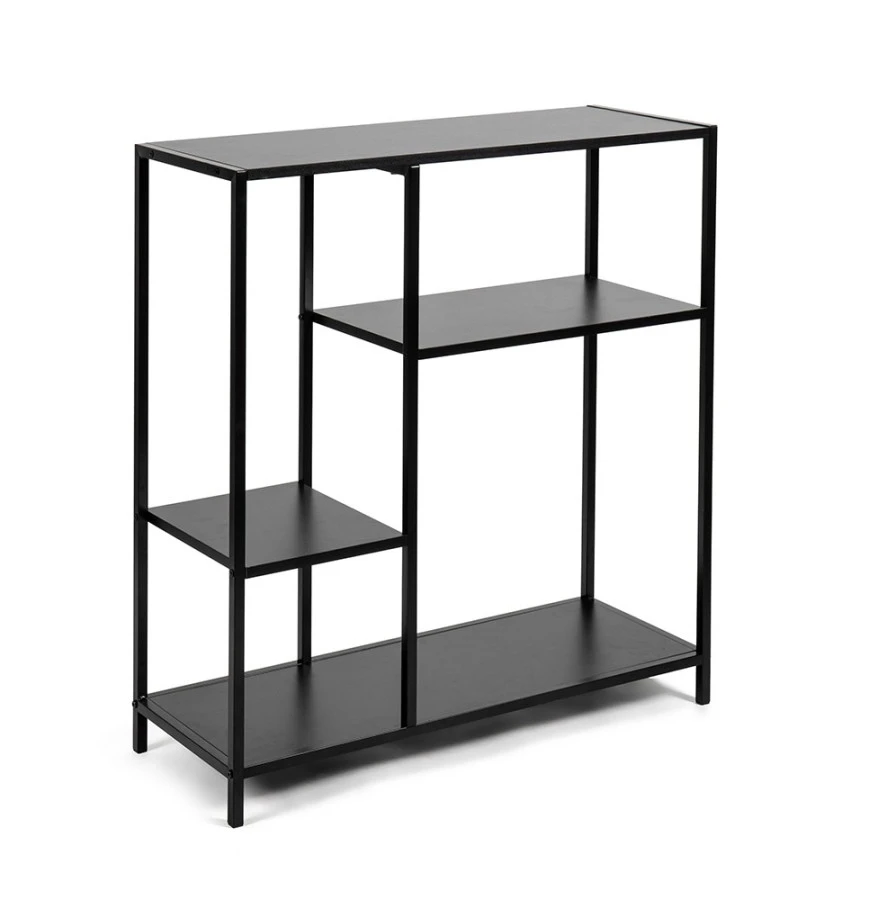 Regálová knihovna ARCANA 2P - černá