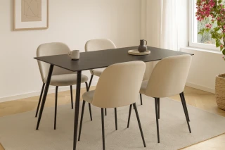 Jídelní stůl CERAMON 140 černá č.3