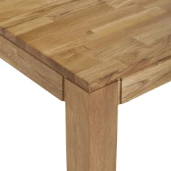 Jídelní stůl 160x90cm, masiv, dub, DS-H160 DUB