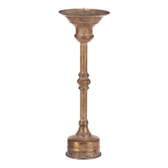 Svícen kovový FUP514 - zlatý