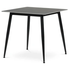 Jídelní stůl 80x80cm, keramika, mramor, HT-398M GREY