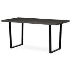 Jídelní stůl 160x80cm, lamino, šedý dub, HT-R5216 GREY