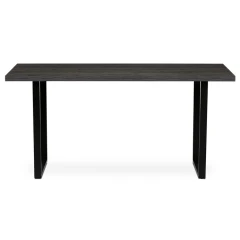 Jídelní stůl 160x80cm, lamino, šedý dub, HT-R5216 GREY