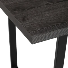 Jídelní stůl 160x80cm, lamino, šedý dub, HT-R5216 GREY