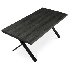 Jídelní stůl 180x90cm, lamino, šedý dub, HT-R5316 GREY