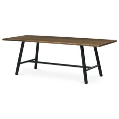 Jídelní stůl 220x90cm, dýha, ořech, HT-T1822 WAL