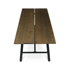 Jídelní stůl 220x90cm, dýha, ořech, HT-T1822 WAL
