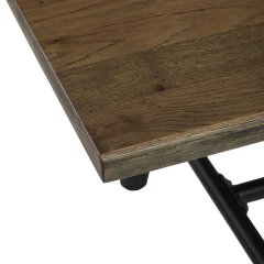 Jídelní stůl 220x90cm, dýha, ořech, HT-T1822 WAL