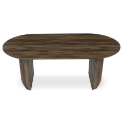 Jídelní stůl 200x100cm, mdf, ořech, HT-W1578 WAL