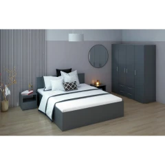 Noční stolek, grafit, DOLI