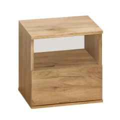 Noční stolek, dub craft zlatý, DOLI