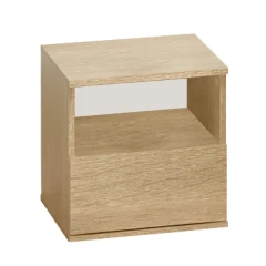 Noční stolek, dub sonoma, DOLI