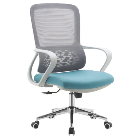 Kancelářské křeslo FOSTER TYP 2 - šedá/modrá