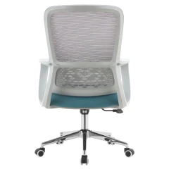 Kancelářské křeslo, šedá/modrá, FOSTER TYP 2