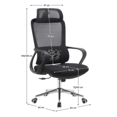 Kancelářské křeslo, černá, FOSTER TYP 1