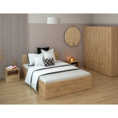 Noční stolek, dub artisan, DOLI