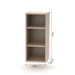 Horní otevřená skříňka, dub sonoma, NOVA PLUS NOPL-001-OH