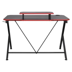 Herní stůl LAS VEGAS - černá/červená