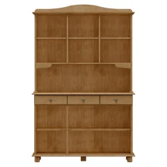 Příborník s nástavcem 3 dveře RUBI dub