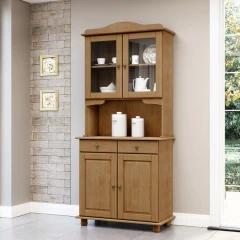 Příborník s nástavcem 2 dveře RUBI dub